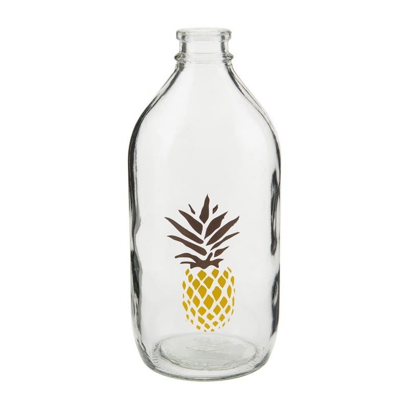 Vaas ananas - geel - 18 cm