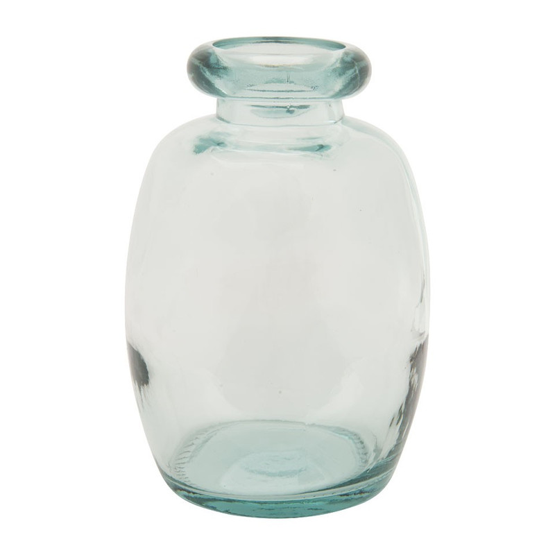 Vaas - gerecycled glas - 16 cm