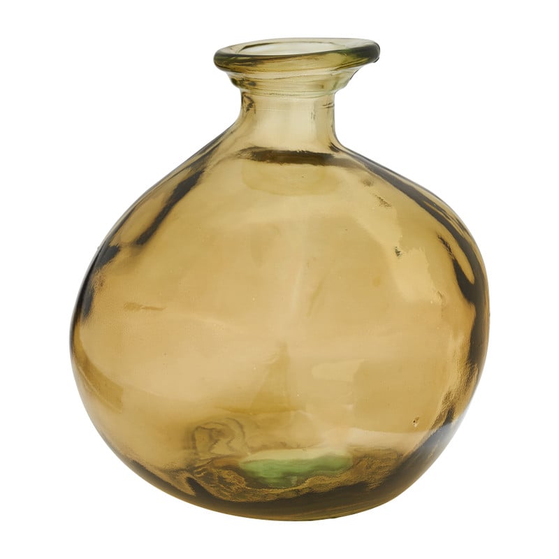 Vaas recycle - organico geel - 18 cm