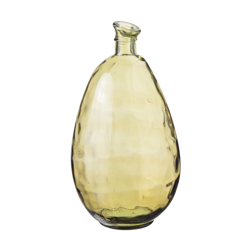 Vaas recycle - organico geel - 47 cm