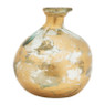 Vaas recycle - goud - ø18.5x18 cm