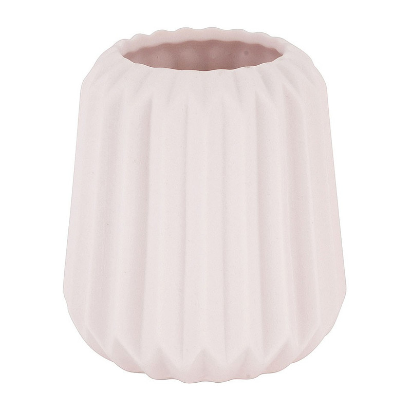 Vaasje klein diamant - 7x9cm - roze