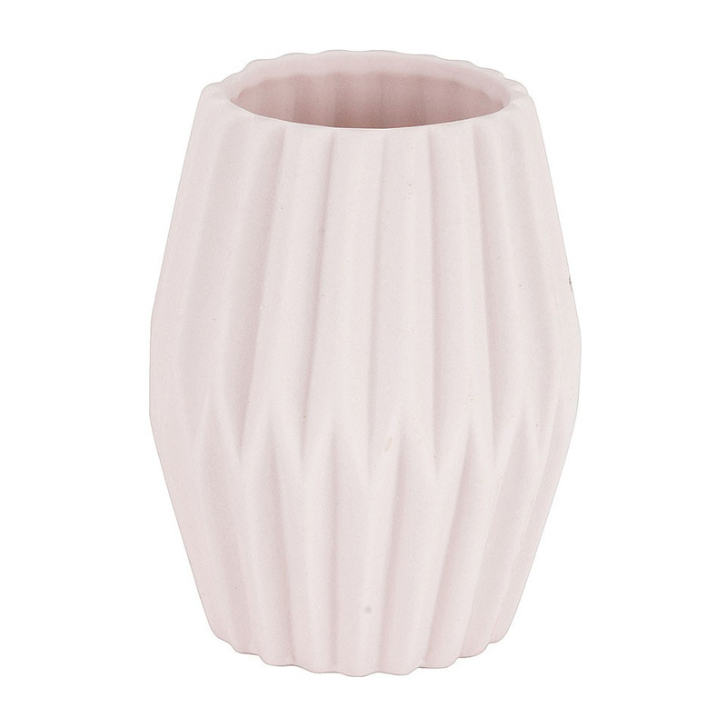 Vaasje klein diamant - 7x9cm - roze
