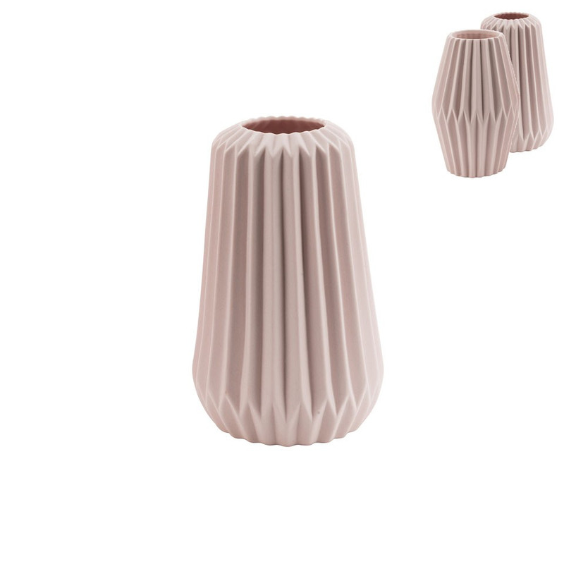 Vaasje 10x13/11x16 cm - roze
