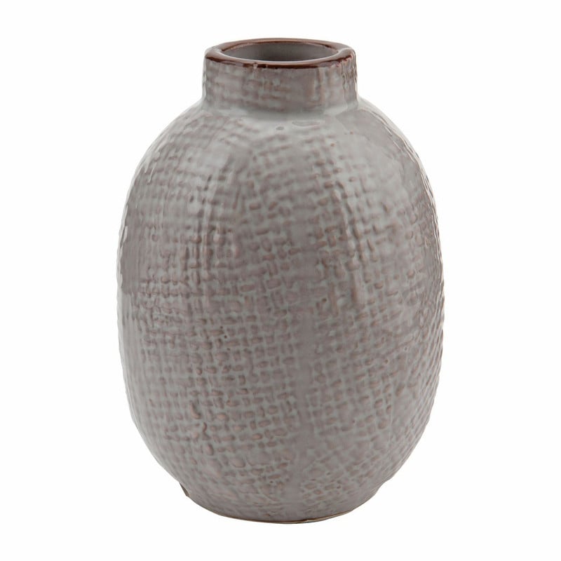 Vaasje - 7x11 cm - groen/taupe/grijs