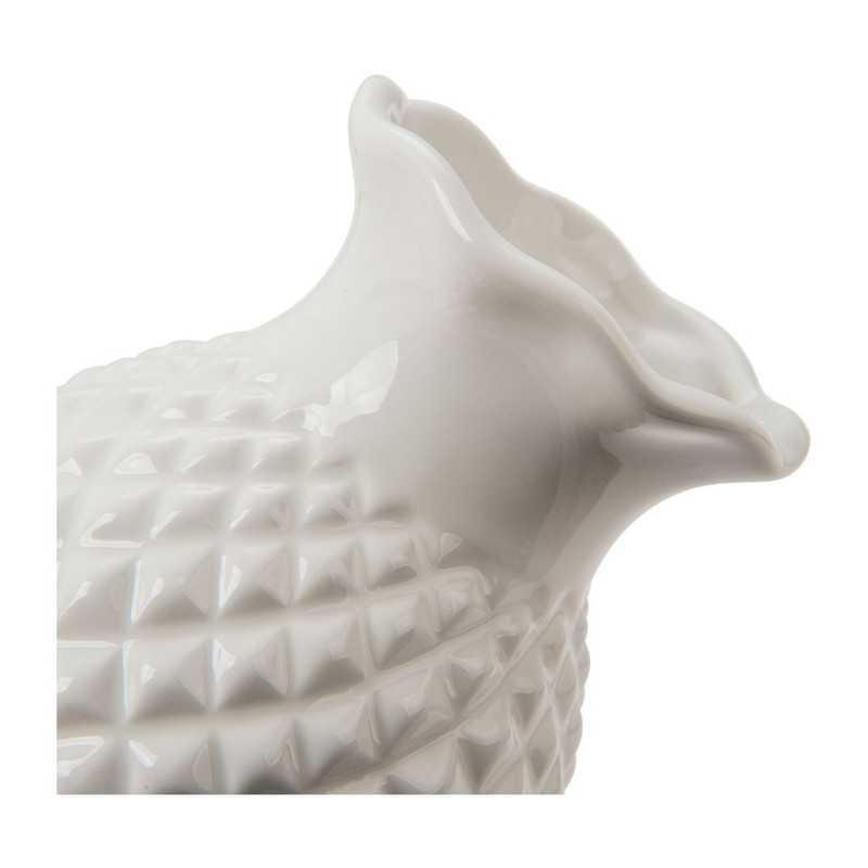 Vaas porselein - 14 cm - wit