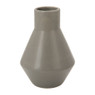 Vaas stoneware - 14 cm - grijs