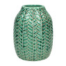 Vaas stoneware - petrol - 15 cm