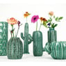 Vaas stoneware - petrol - 26 cm