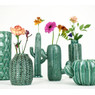 Vaas cactus - petrol - 12 cm