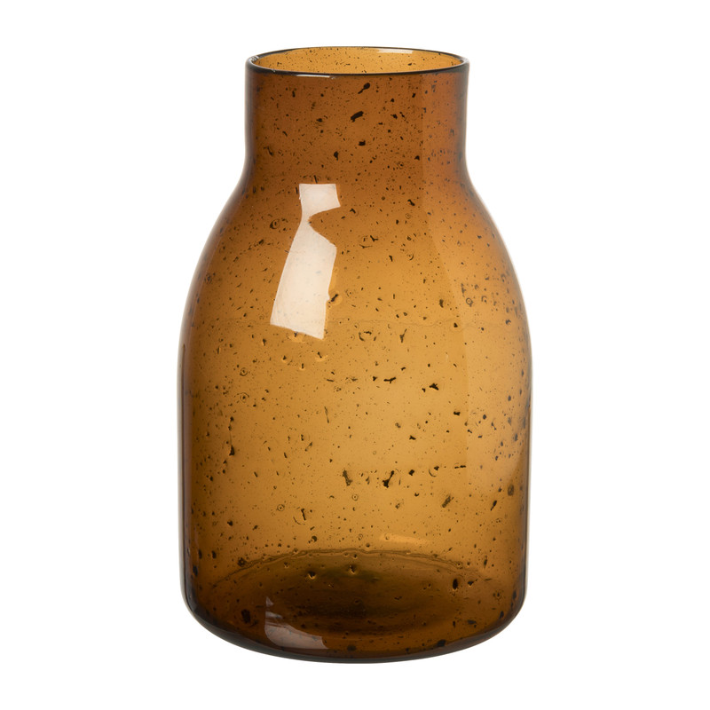 Vaas bruin glas - ø15x24 cm