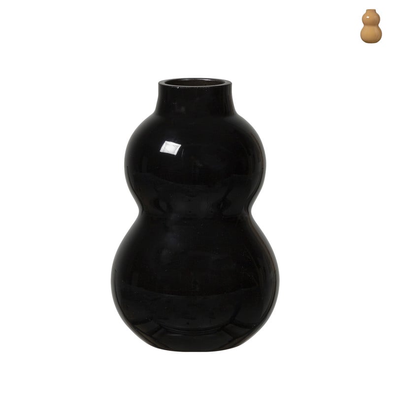 Vaasje mini ribbel - diverse varianten - ⌀8x12 cm