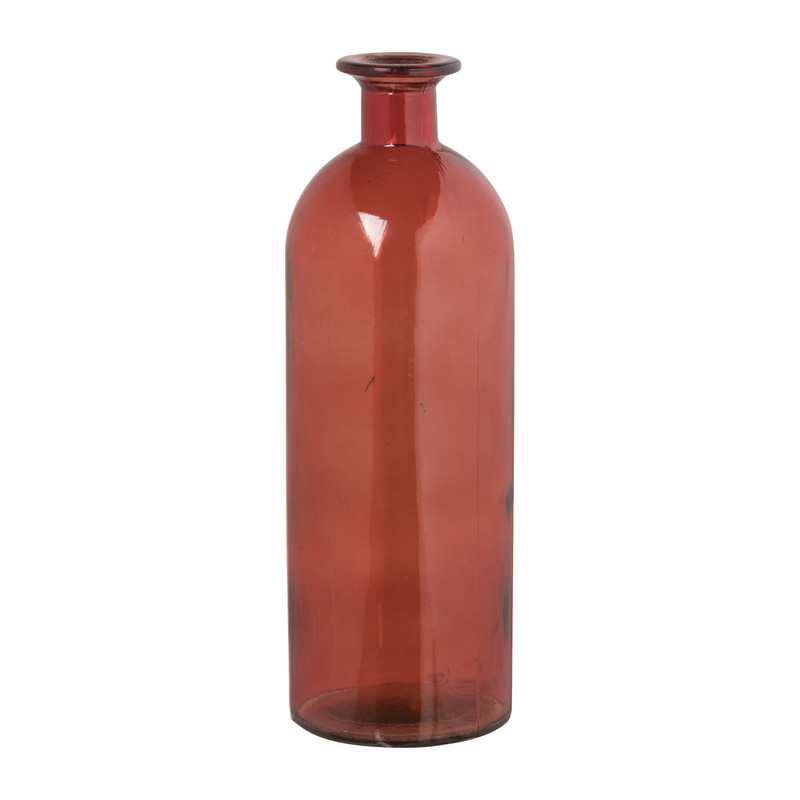 Flesvaas - rood - ø9x26 cm