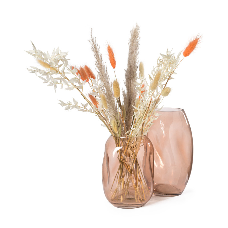 Vaas organic - roze - ø16x19 cm