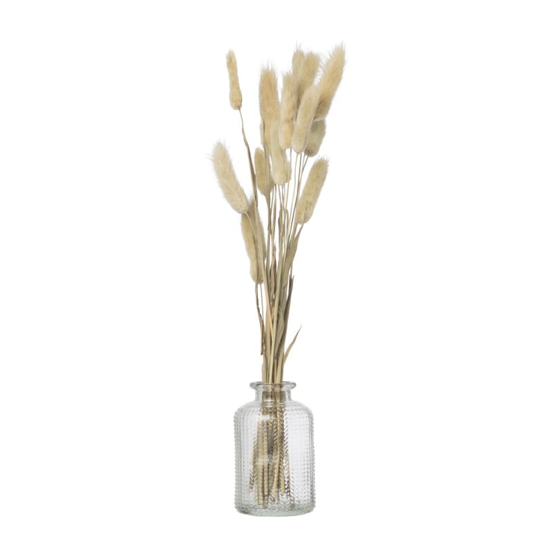 Vaasje mini - transparant - ø6.5x10 cm - diverse varianten