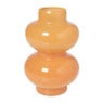 Vaas 2 bollen klein - oranje - ø13.5x20 cm