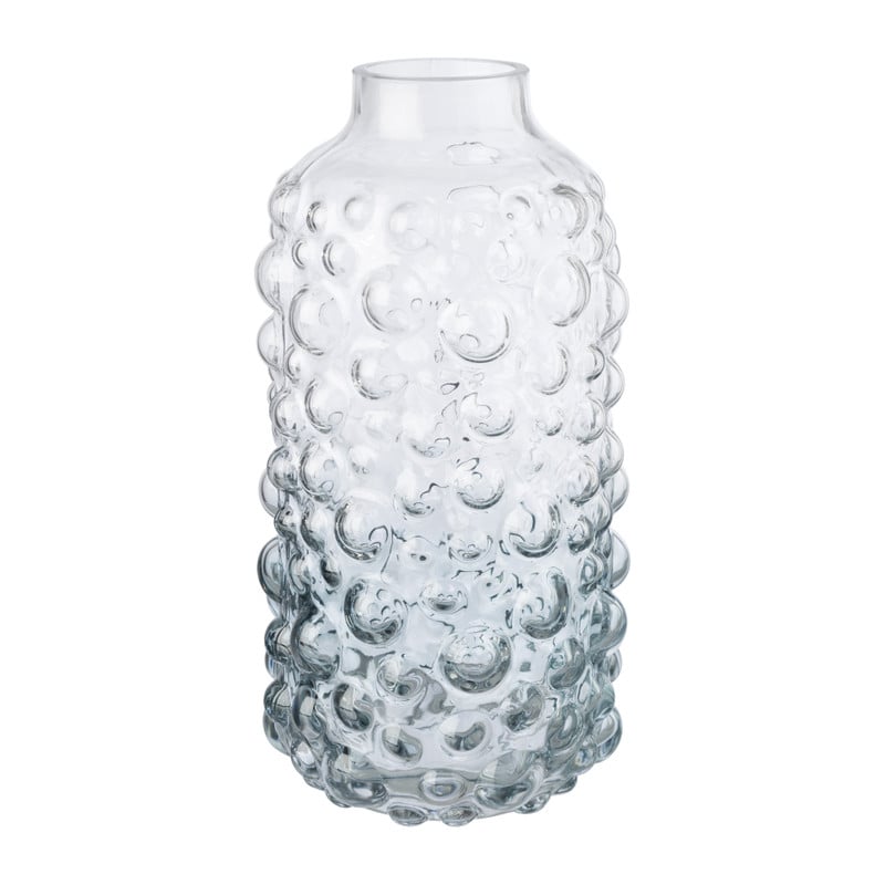 Vaas bubbels - blauw - ø11.5x23 cm