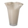 Vaas golf - beige - ø20.5x24.5 cm
