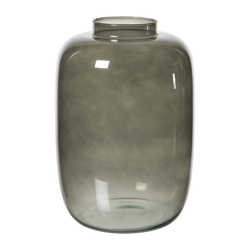 Vaas smoked mega - ø22x32 cm - zwart