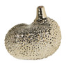 Vaasje organisch - zilverkleurig - 17x15x15.5 cm