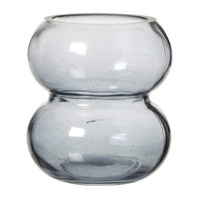 Vaas 2 bollingen - smoked - ø8x8.5 cm