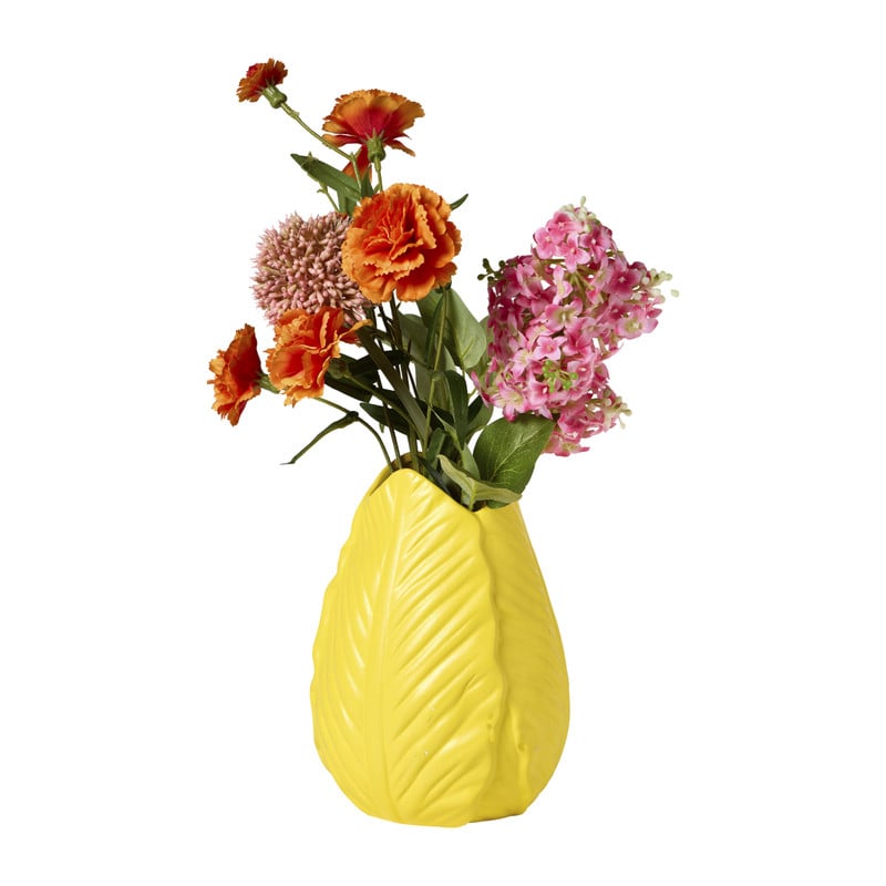 Vaas tulp - geel - ø14x20 cm
