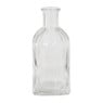 Vaasje mini - transparant - 6.5x6.5x13.5 cm - diverse varianten