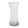 Vaas glas taps - transparant - ø12x24.5 cm
