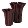 Vaas golf middel - bordeaux rood - ø13x17 cm
