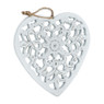Hanger hart - wit - 24x24 cm 