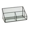 Opbergbakje glas - rechthoek - 21.5x10 cm 