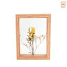 Wanddecoratie met bloemen - diverse varianten - 14,5x4x19,6 cm