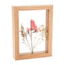 Wanddecoratie met bloemen - diverse varianten - 14,5x4x19,6 cm
