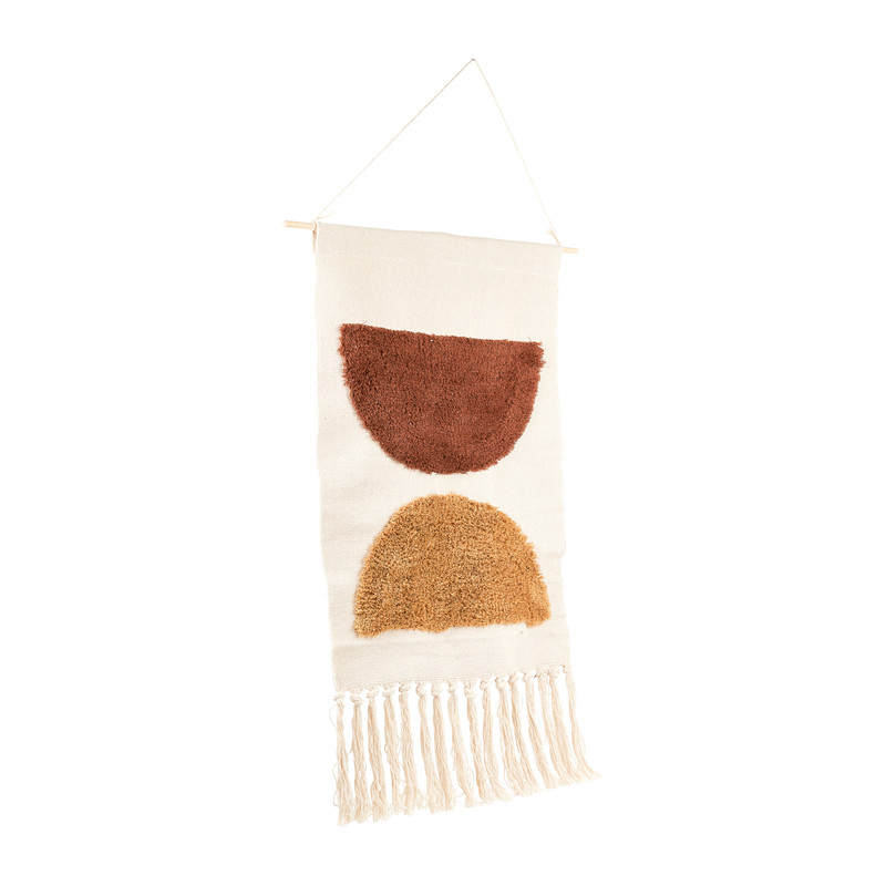 Wandhanger Tuft met franjes - 70x50 cm