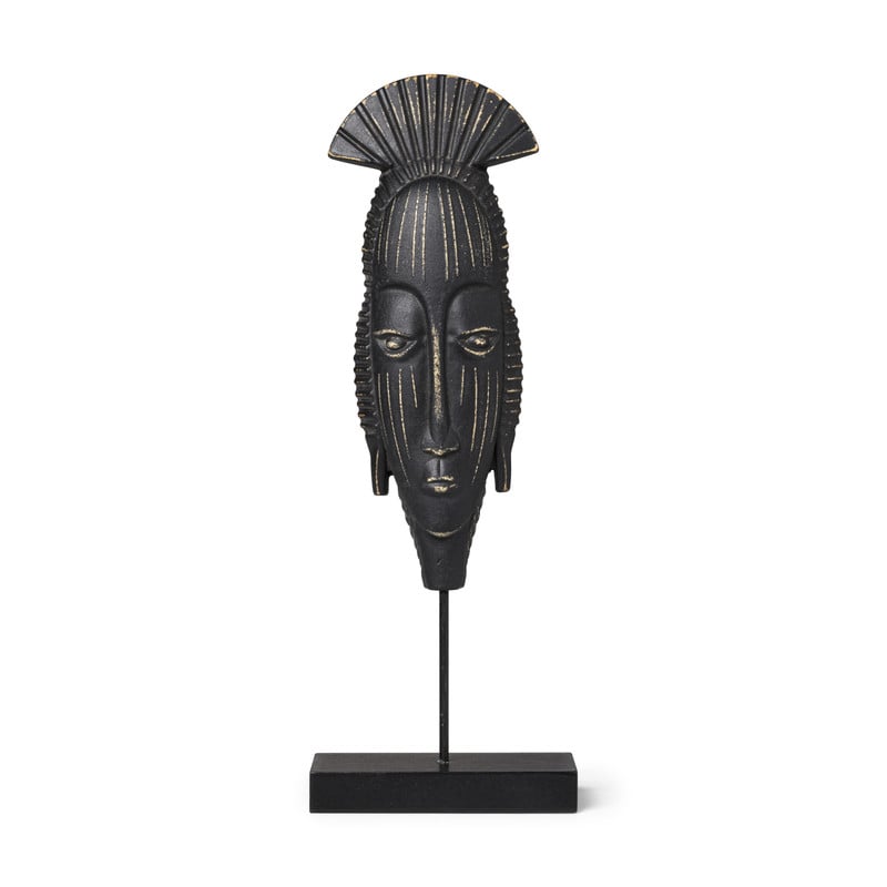 Staande deco nomad - zwart - 10,3x4x39,8 cm