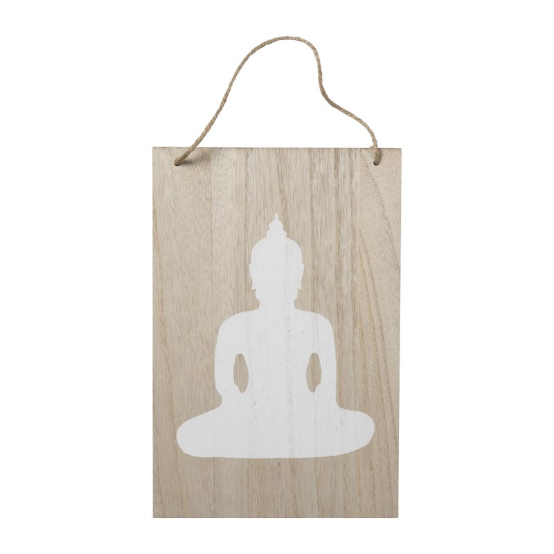 Houten bord zen - diverse varianten - 20x30 cm 