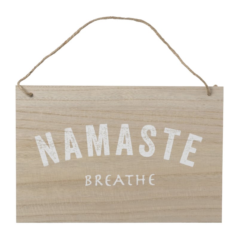 Houten bord zen - diverse varianten - 20x30 cm 