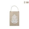 Houten bord zen - diverse varianten - 20x30 cm 