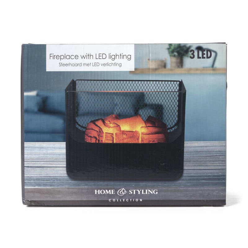 LED haard - 16x26x20 cm 