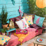 Hangende aap - roze - 38x15.5x8 cm