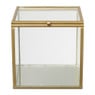 Gouden box klein - goudkleurig - 10x10x10 cm