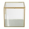 Gouden box groot - goudkleurig - 15x15x15 cm