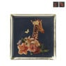 Schaaltje dieren met bloemen - multikleur - ø10x1.5 cm
