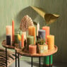 Staande decoratie blad - diverse varianten - 14x8x31 cm