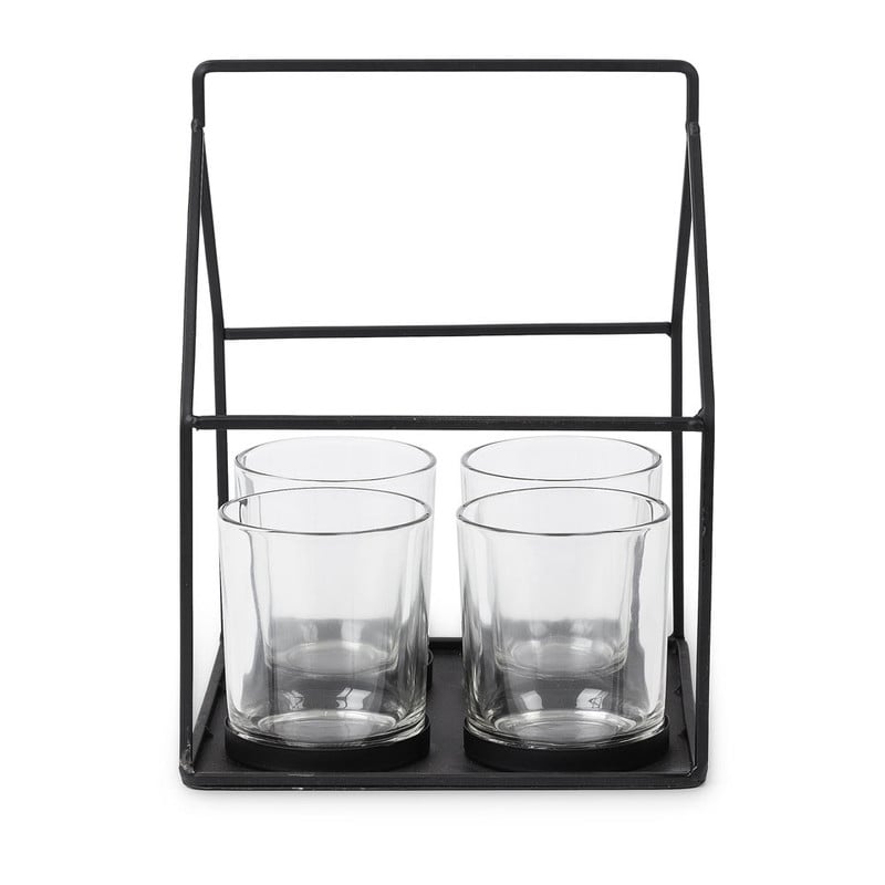 Huis met 4 glaasjes