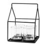 Huis met 4 glaasjes