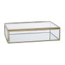 Gouden box - rechthoekig -  23x14x5,5 cm