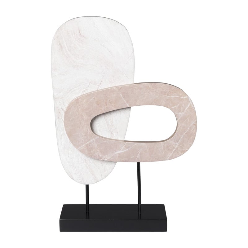 Marmer look decoratie - 27x8x40 cm