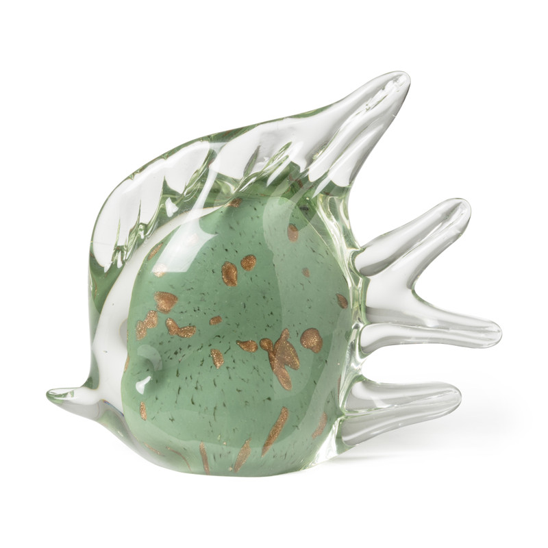 Deco vis - glas - 11.5x11x4 cm