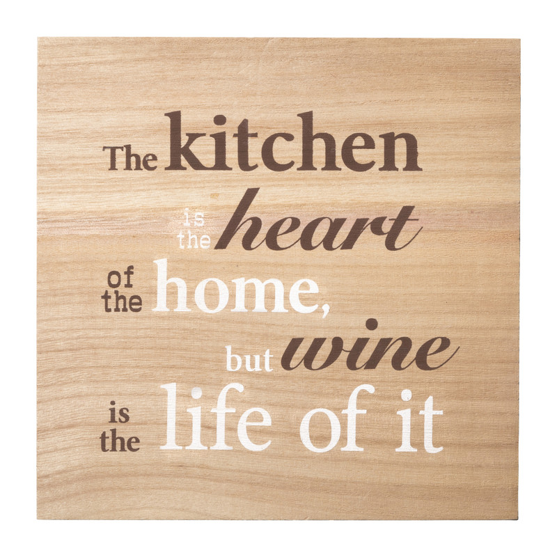 Tekstbord Kitchen - 20x20 cm 